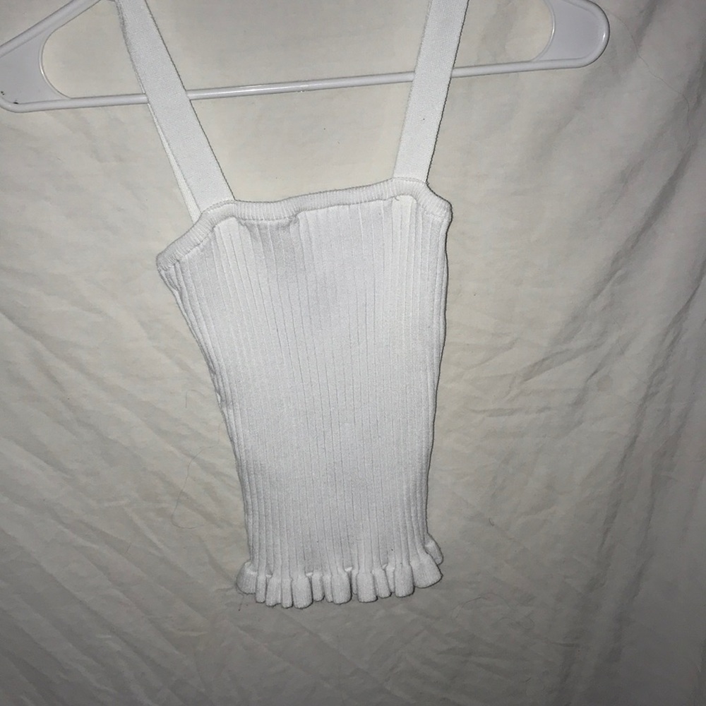 White tank top